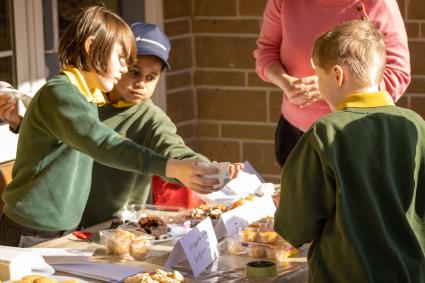 Marchant Holiday School News - Bake Sale for Cancer Research - 4 March 2022